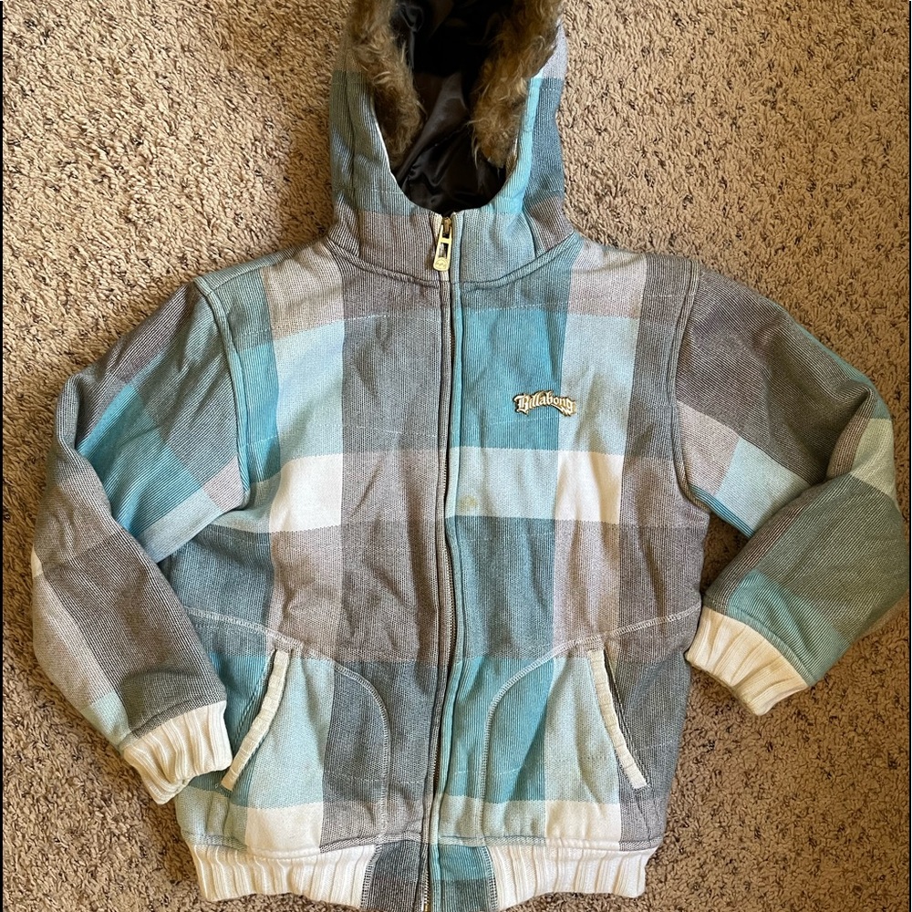 Billabong Kids Jacket w/ detachable Faux Fur